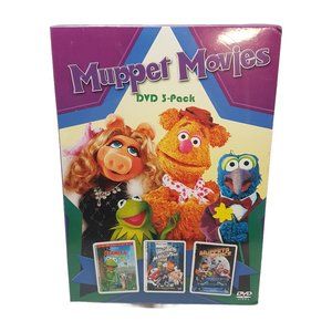 New/Sealed MUPPET MOVIES DVD 3 Pack Muppet Movie Collection Muppets DVD Set
